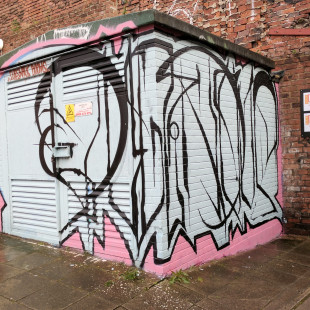 Eugene Booms' Backfields Substation Graffiti